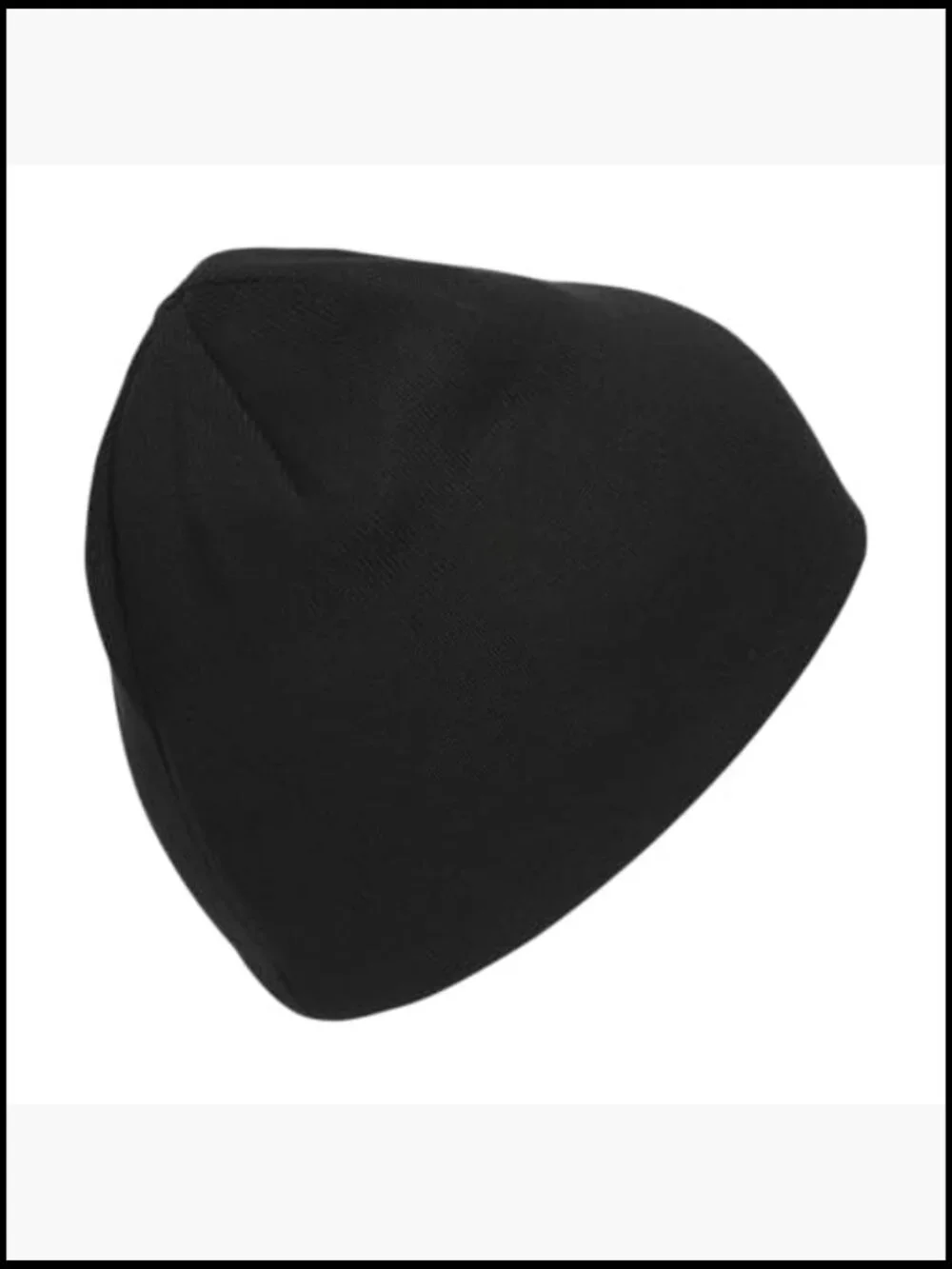 Reversible Beanie with Debossed Three-Stripe Design - Acrylic - Picture 4 of 7